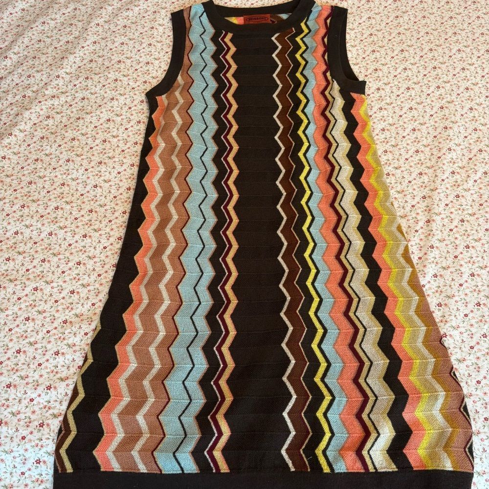 Missoni For Target Colorful Zigzag Pattern Dress - image 6